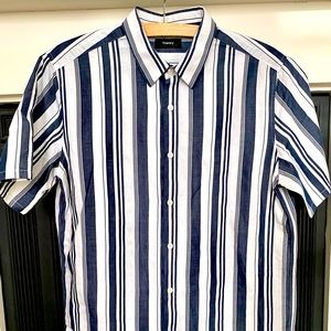Men’s Theory short sleeve button down